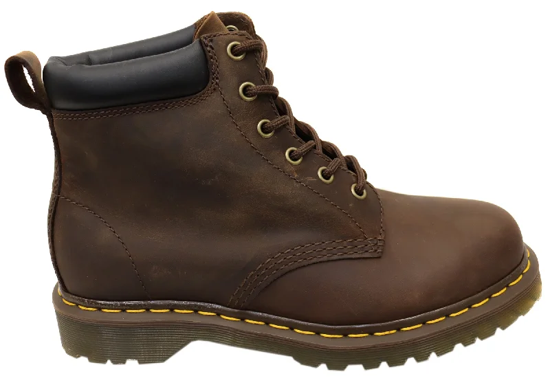 Comfortable outdoor boots for women with weatherproof lining-Dr Martens 939 Ben Crazy Horse Unisex Comfortable Leather Boots