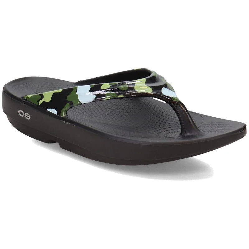 sandals for casual day tripsOOlala Women Thong Limited Edition - Jungle Camo