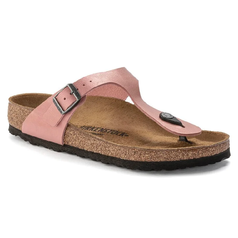 casual sandals with relaxed styleBirkenstock Gizeh Birko-Flor Graceful Old Rose