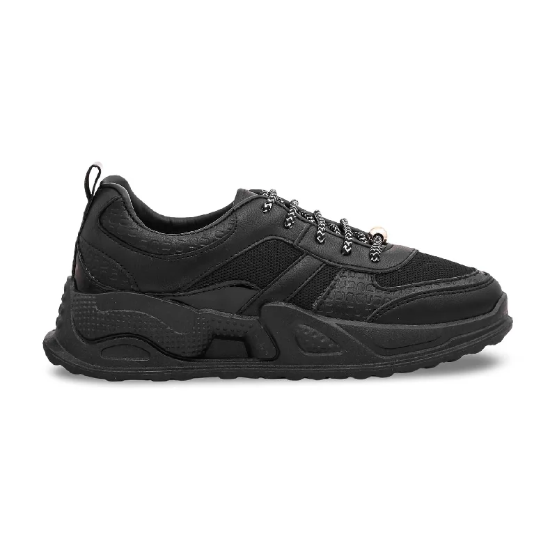 athletic shoes for men with reflective features for visibility at night-Athletic shoes with trendy solesBlack Casual Sneaker AT7203