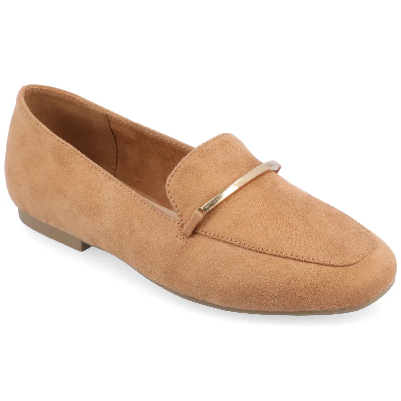 Comfortable flats for casual wear with flexible soles-Flats with chic fit-Journee Collection Women's Tru Comfort Foam Wide Width Wrenn Flats