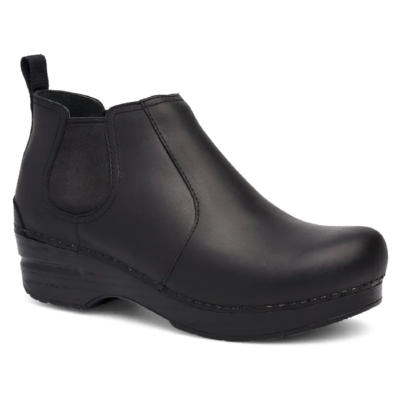 Stylish slip-on boots for women with sleek finish-Frankie