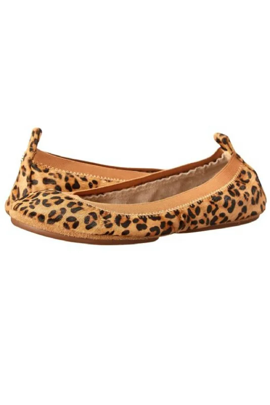 Flats for casual wear with a stylish twist of patterns-Flats for elegant comfort-Leopard Ballet Flats