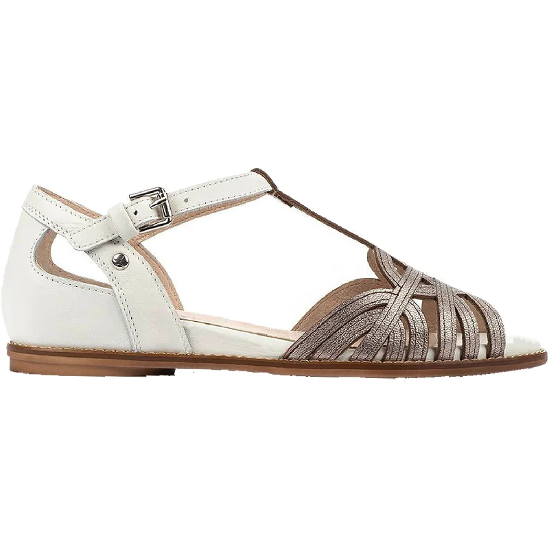 sandals with trendy metallic accentsWomen's Pikolinos Talavera W3D-0668CLC1 Stone Leather