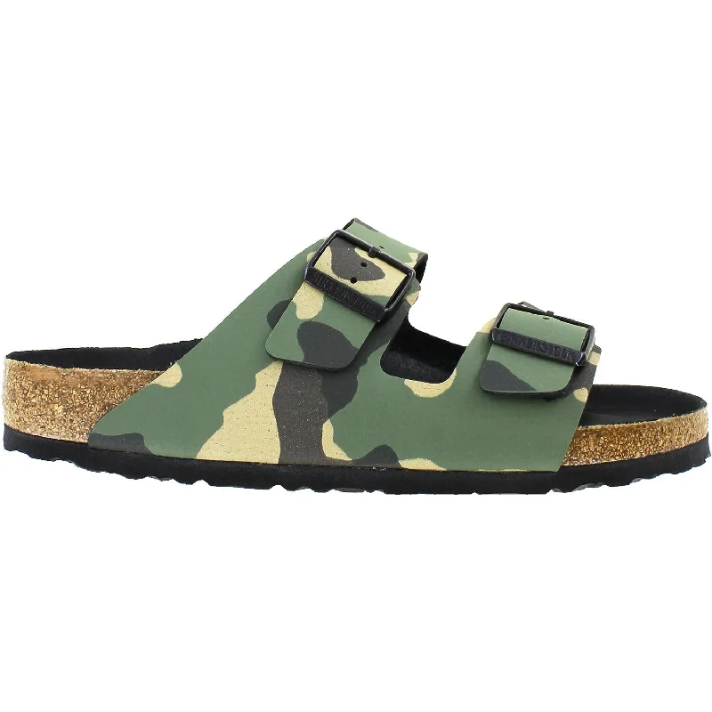 sandals for kids with playful colors and designsMen's Birkenstock Arizona Camo Beige Birko-Flor