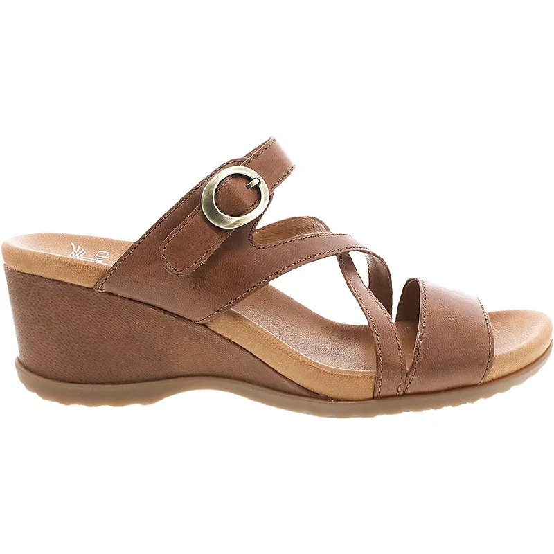 sandals for women with stylish lace-up detailingWomen's Dansko Ana Tan Glazed Calf Leather