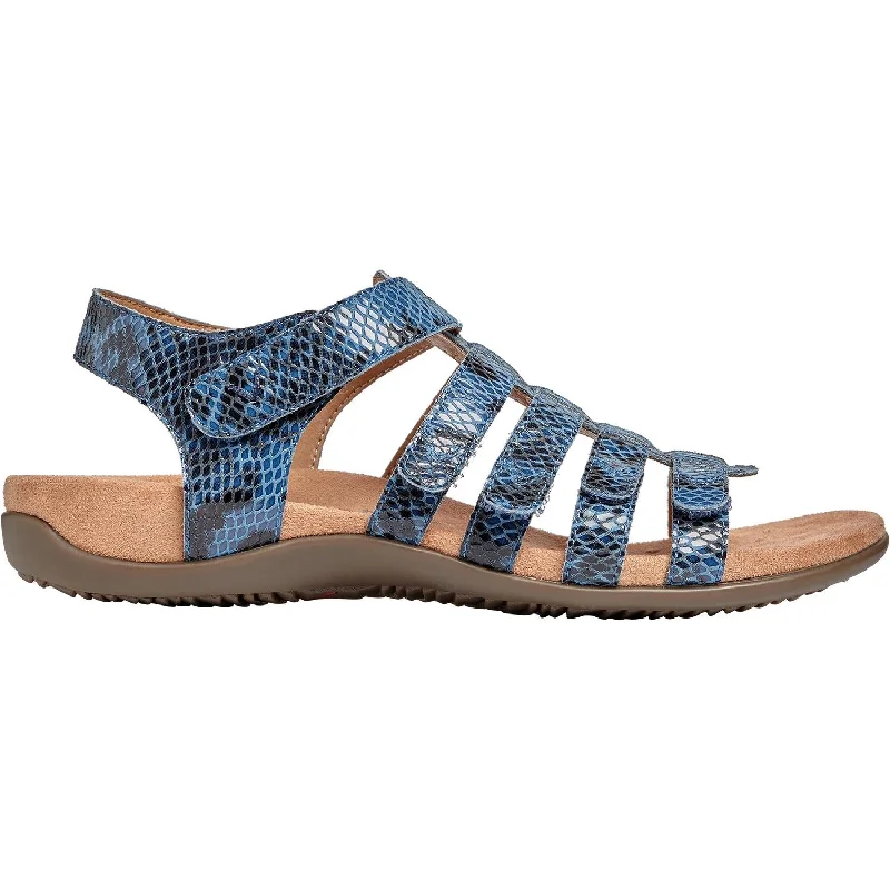 sandals with trendy detailing for extra flairWomen's Vionic Harissa Indigo Snake Leather