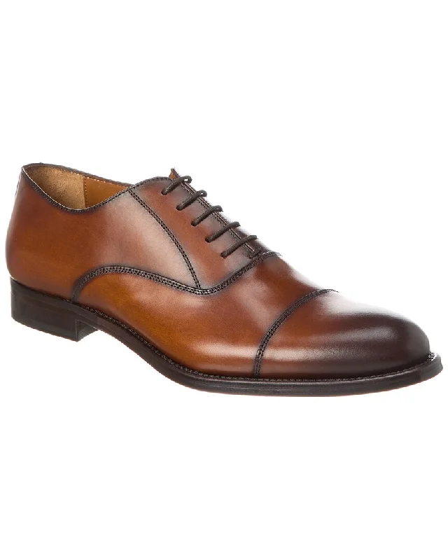 stylish Oxfords for men -Oxfords Winter WarmthAntonio Maurizi Cap Toe Leather Oxford