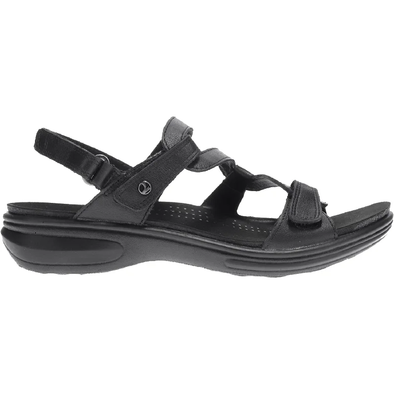 sandals for hot weather comfortWomen's Revere Emerald Black Leather