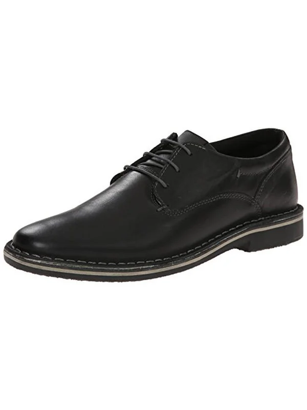 men's Oxford shoes with elegant lace-up closure -Oxfords Closed ToeHarpoon Mens Leather Platform Oxfords