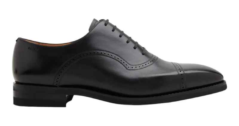 trendy Oxfords for women -Oxfords Airport StyleBally Scotch 6238041 Agata Calf Plain Leather Oxford Shoes